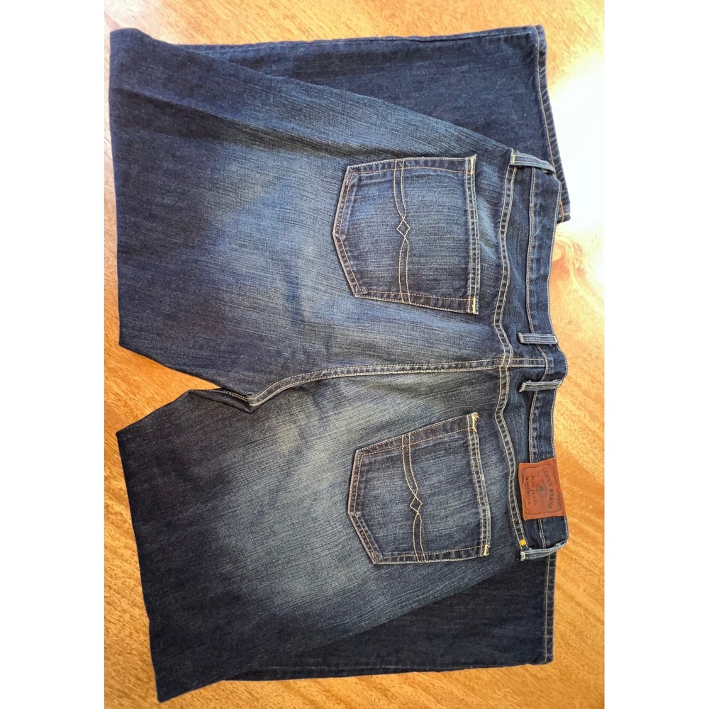 Lucky Brand 361 Vintage Straight Mens Jeans 40x30 Dark Wash Blue 7M11373-Z9G-1 - Picture 6 of 9